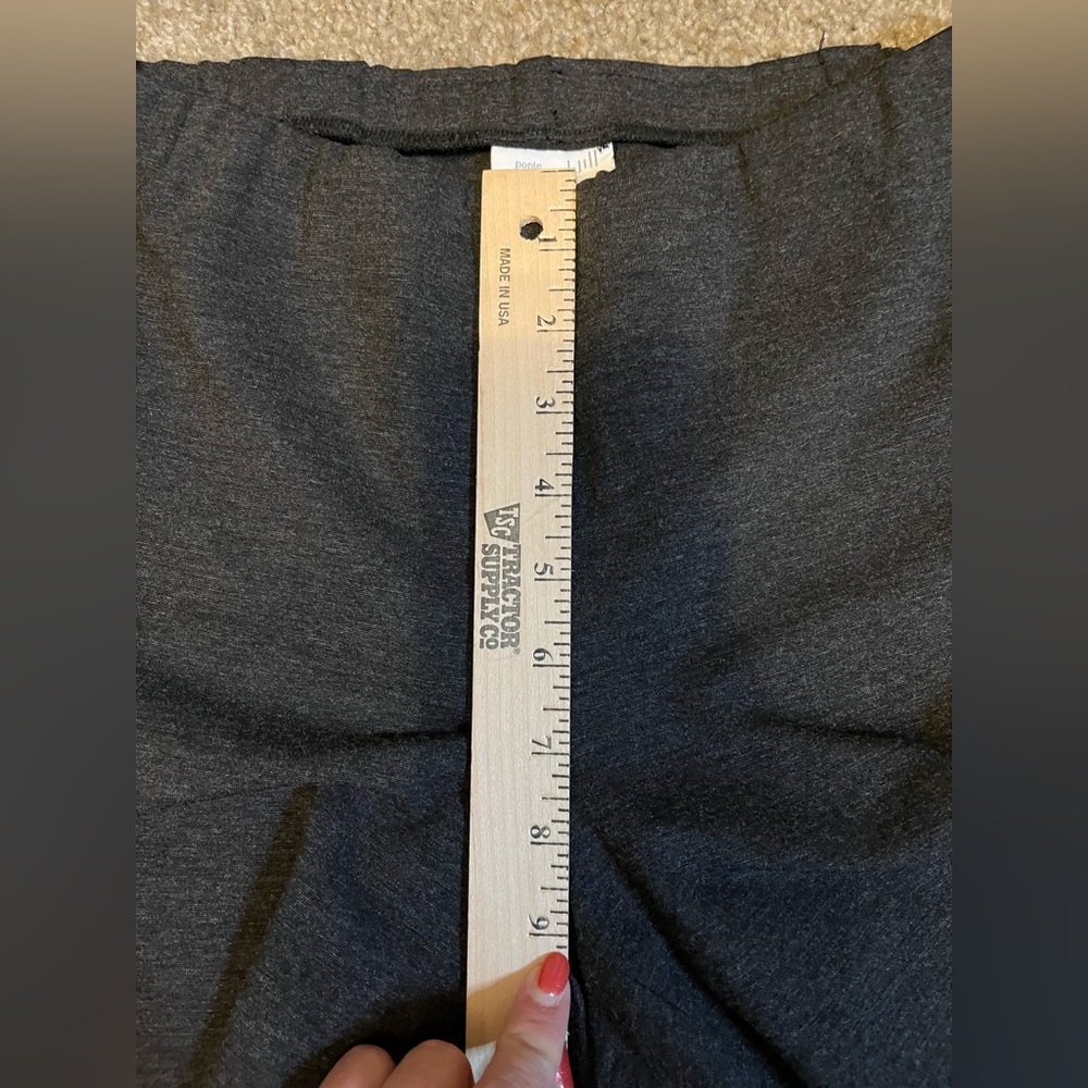 J.Jill Ponte Slim Leg Granite Heather Pants size SP - Picture 7 of 11